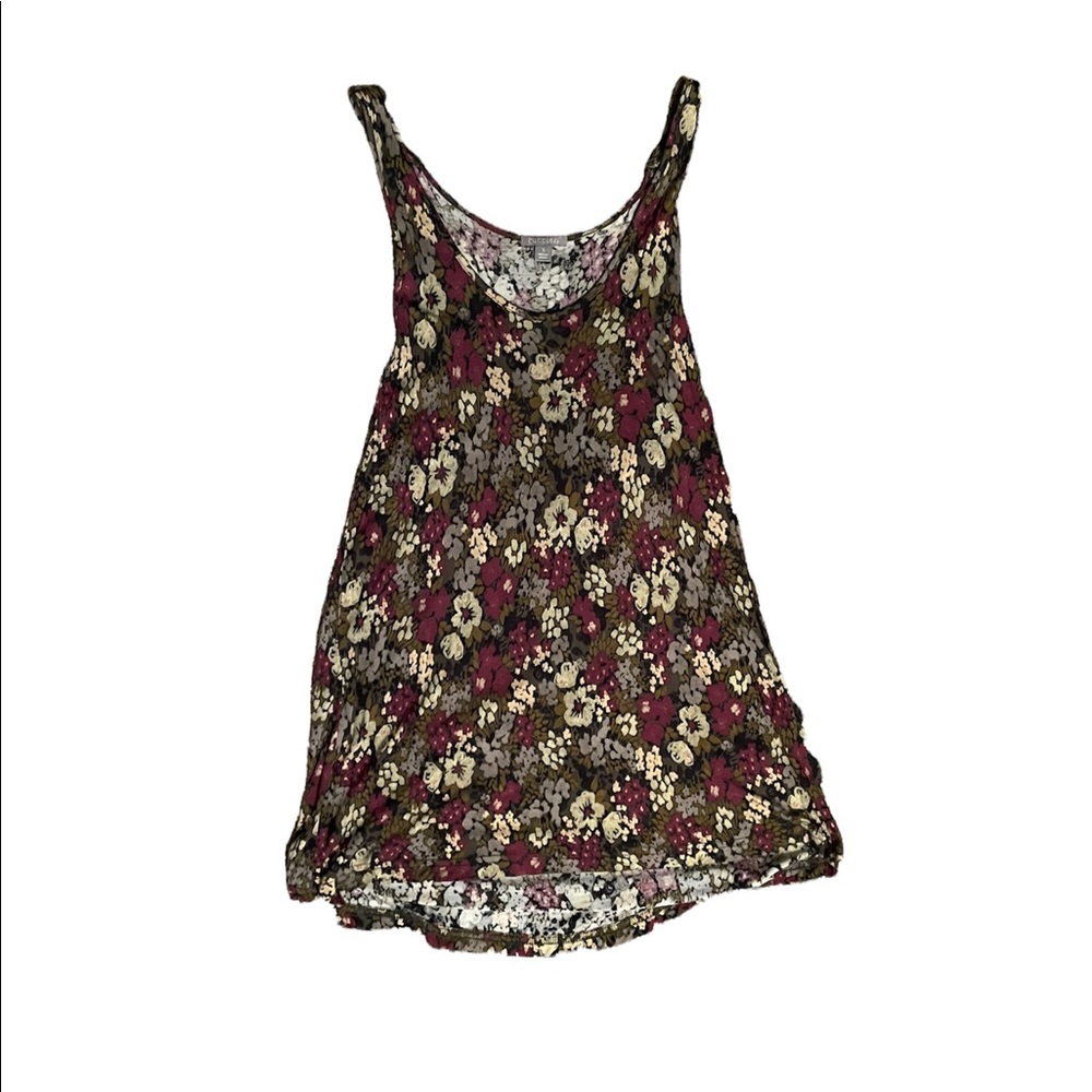 Flower pattern sheer tank top - Size S